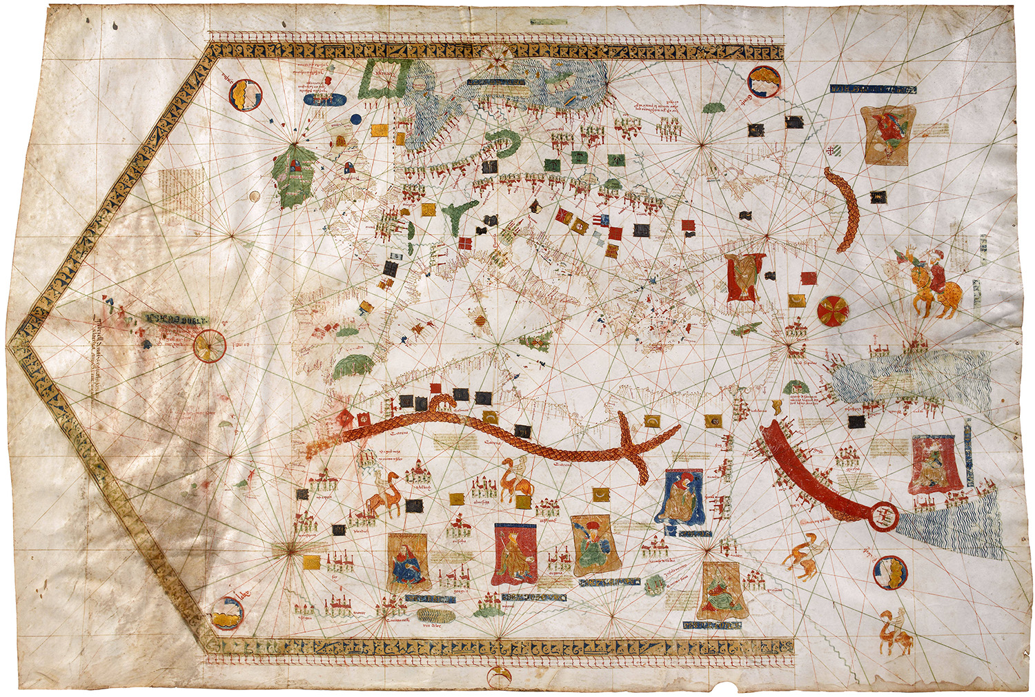Carta portulana de Valseca 1439